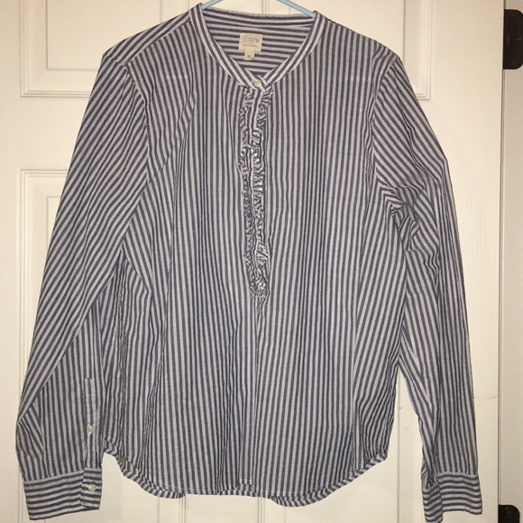 J. Crew Tops - J Crew Button Front Top